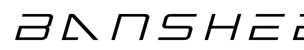 Banshee Pilot font