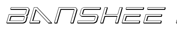 Banshee Pilot font preview