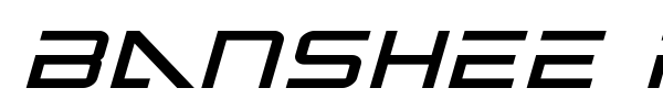 Banshee Pilot font preview