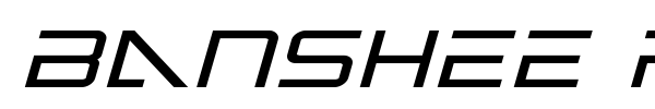 Banshee Pilot font preview