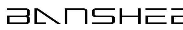 Banshee Pilot font preview