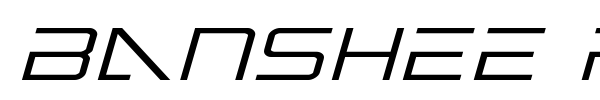 Banshee Pilot font preview