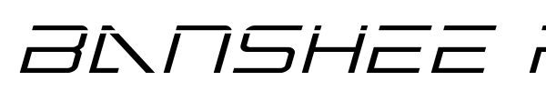 Banshee Pilot font preview