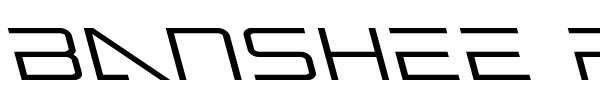 Banshee Pilot font preview