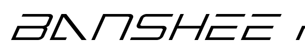 Banshee Pilot font preview