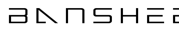 Banshee Pilot font preview