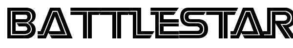 Battlestar font