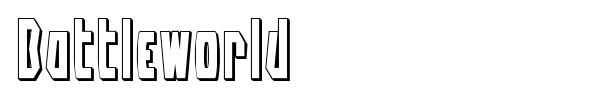 Battleworld font preview
