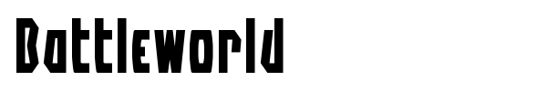 Battleworld font preview