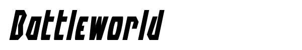 Battleworld font preview