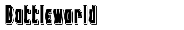 Battleworld font preview