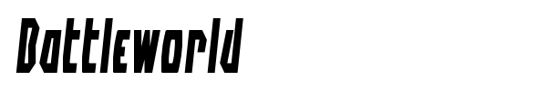 Battleworld font preview