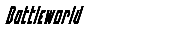 Battleworld font preview