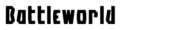 Battleworld font preview