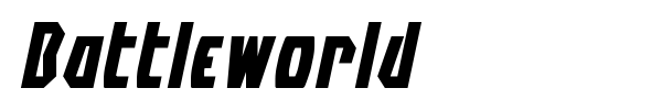 Battleworld font preview