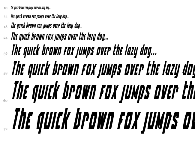 Battleworld font waterfall