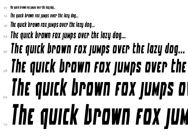 Battleworld font waterfall