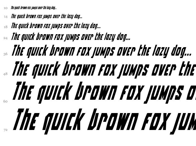 Battleworld font waterfall