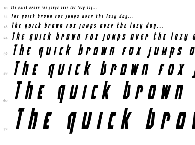 Battleworld font waterfall