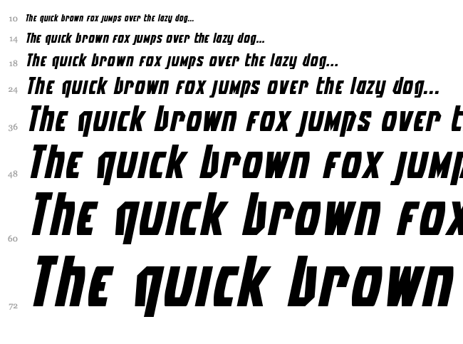 Battleworld font waterfall