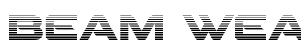 Beam Weapon font preview