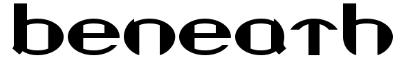Beneath the Surface font