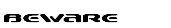 Beware font