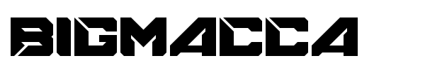 Bigmacca font