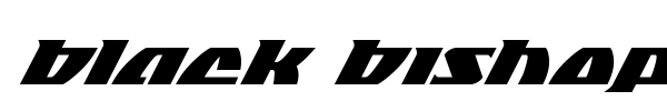 Black Bishop font
