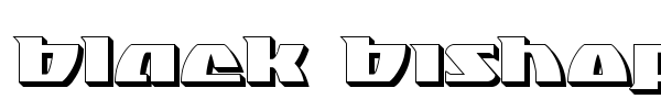 Black Bishop font preview