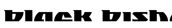 Black Bishop font preview