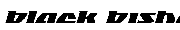Black Bishop font preview