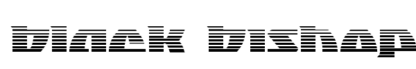 Black Bishop font preview