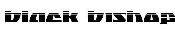 Black Bishop font preview
