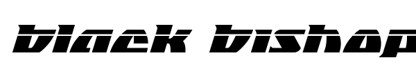 Black Bishop font preview