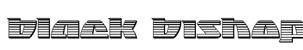 Black Bishop font preview