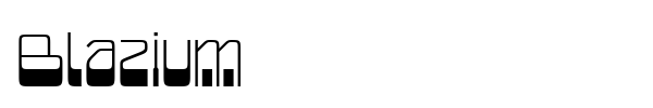 Blazium font