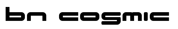 BN Cosmic Girl font