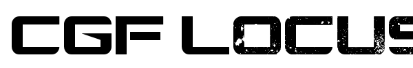 CGF Locust Resistance font