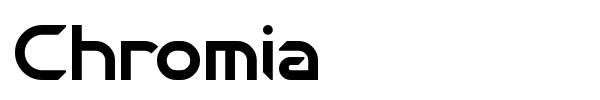 Chromia font