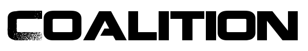 Coalition font