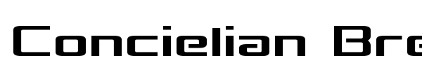 Concielian Break font preview