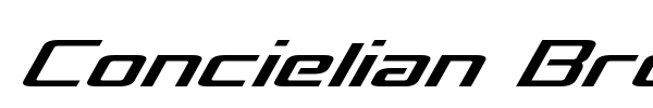 Concielian Break font preview