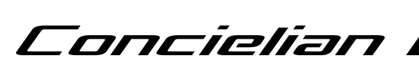 Concielian Break font preview