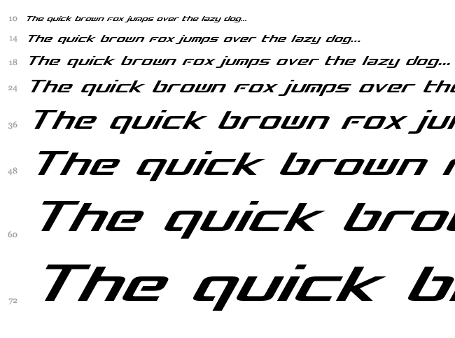 Concielian Break font waterfall