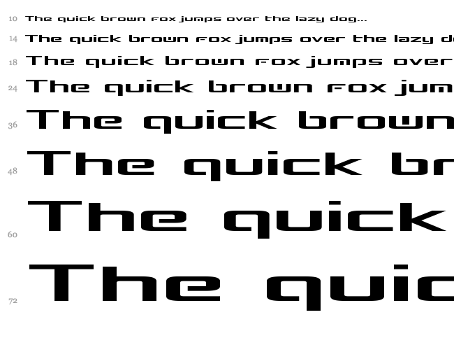 Concielian Break font waterfall