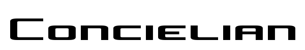 Concielian Jet font preview