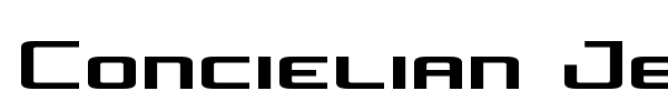 Concielian Jet font preview