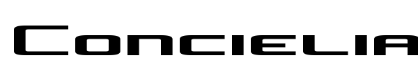 Concielian Jet font preview