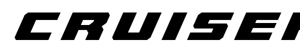 Cruiser Fortress font